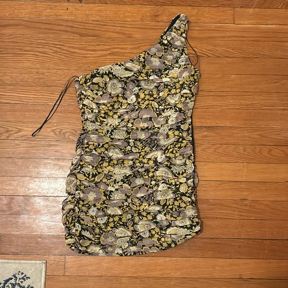 Zara one shoulder dress